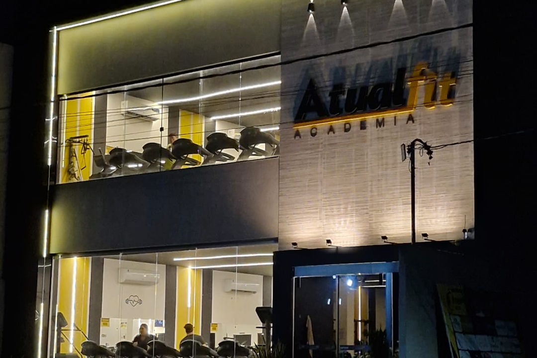 Imagem da estrutura da academia