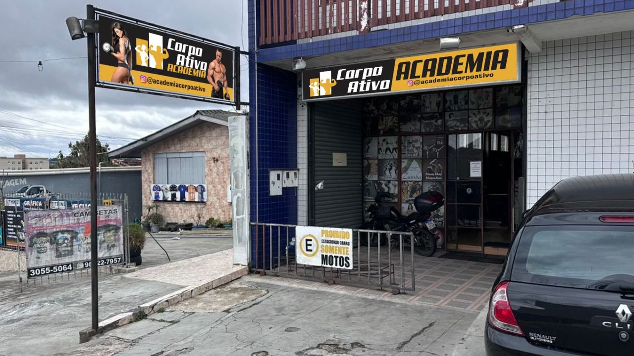 Imagem da estrutura da academia