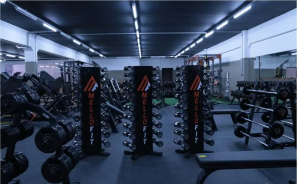 Imagem da estrutura da academia