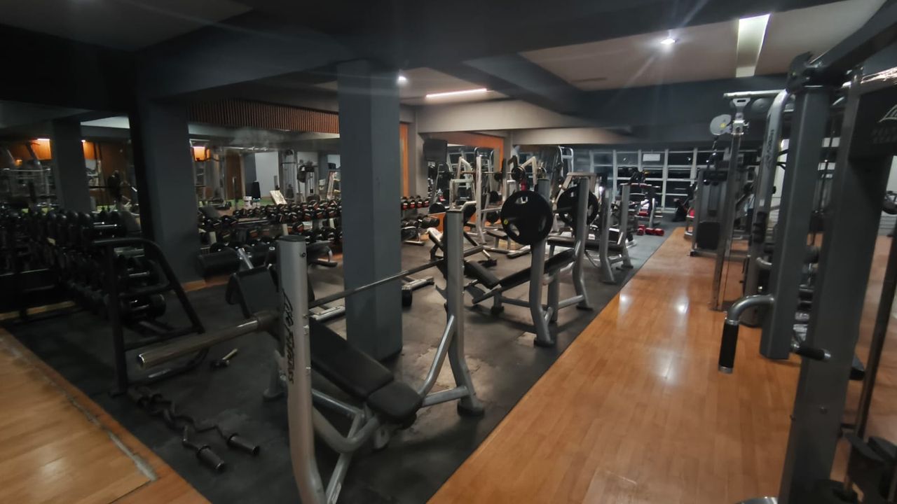 Imagem da estrutura da academia