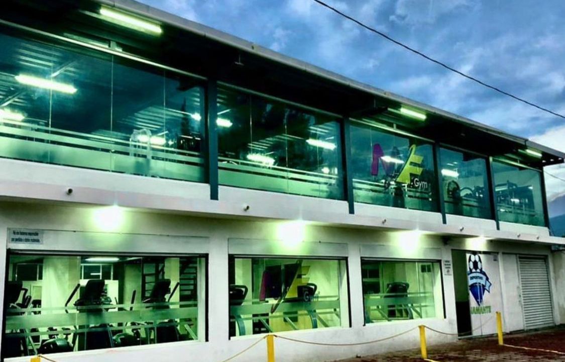 Imagem da estrutura da academia