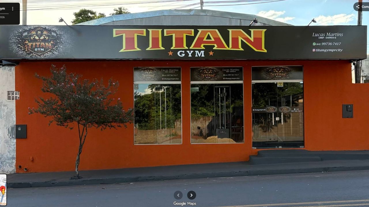 Imagem da estrutura da academia