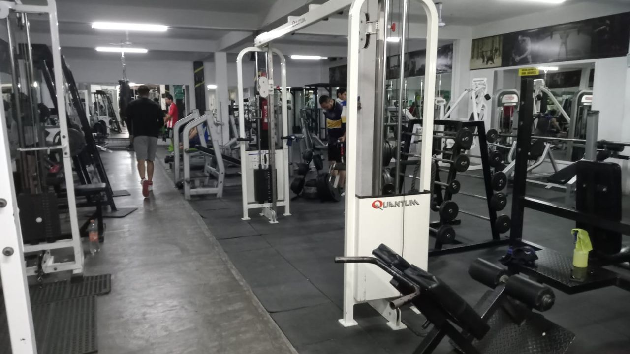 Imagem da estrutura da academia