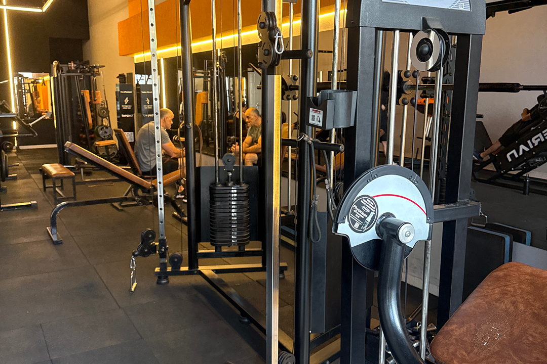 Imagem da estrutura da academia