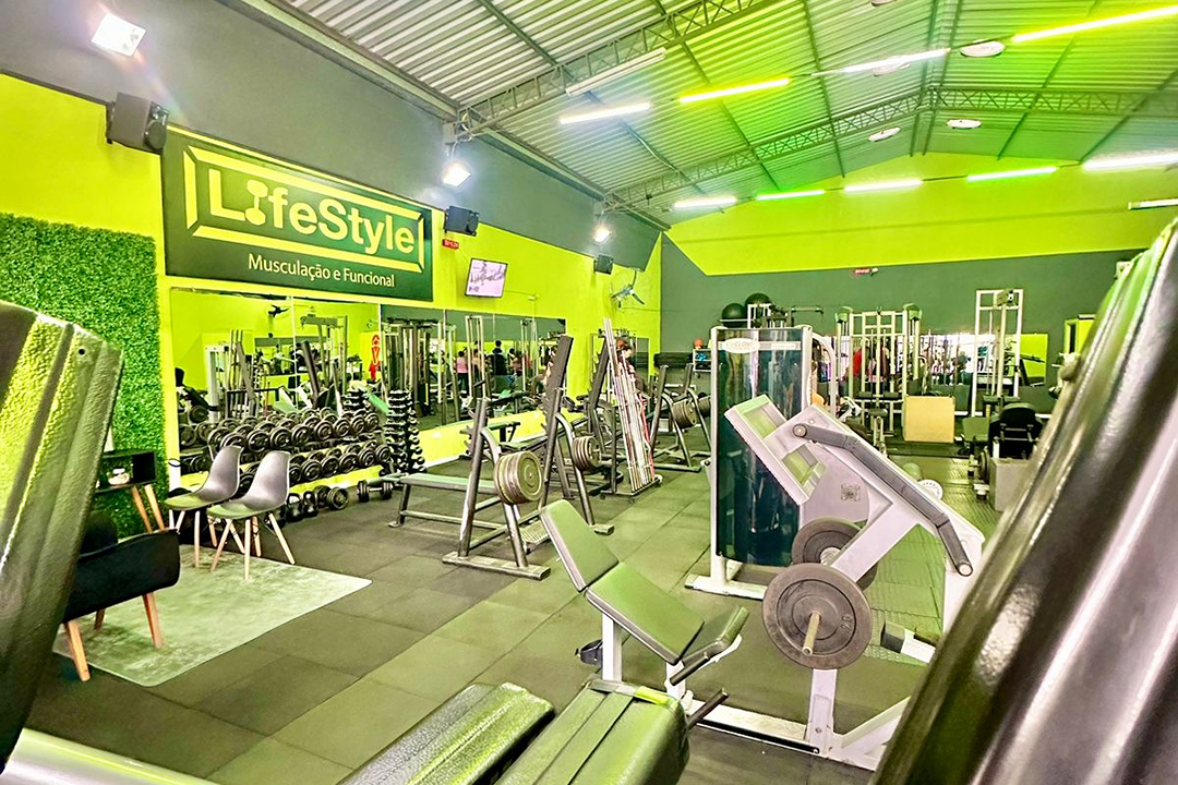 Imagem da estrutura da academia