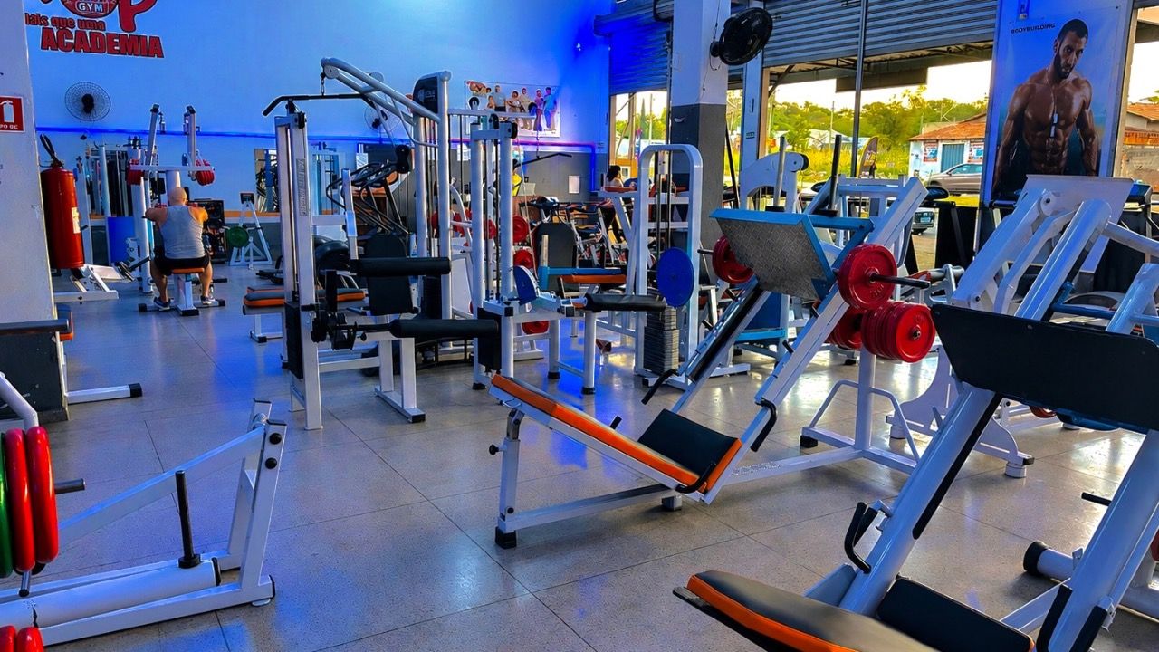 Imagem da estrutura da academia
