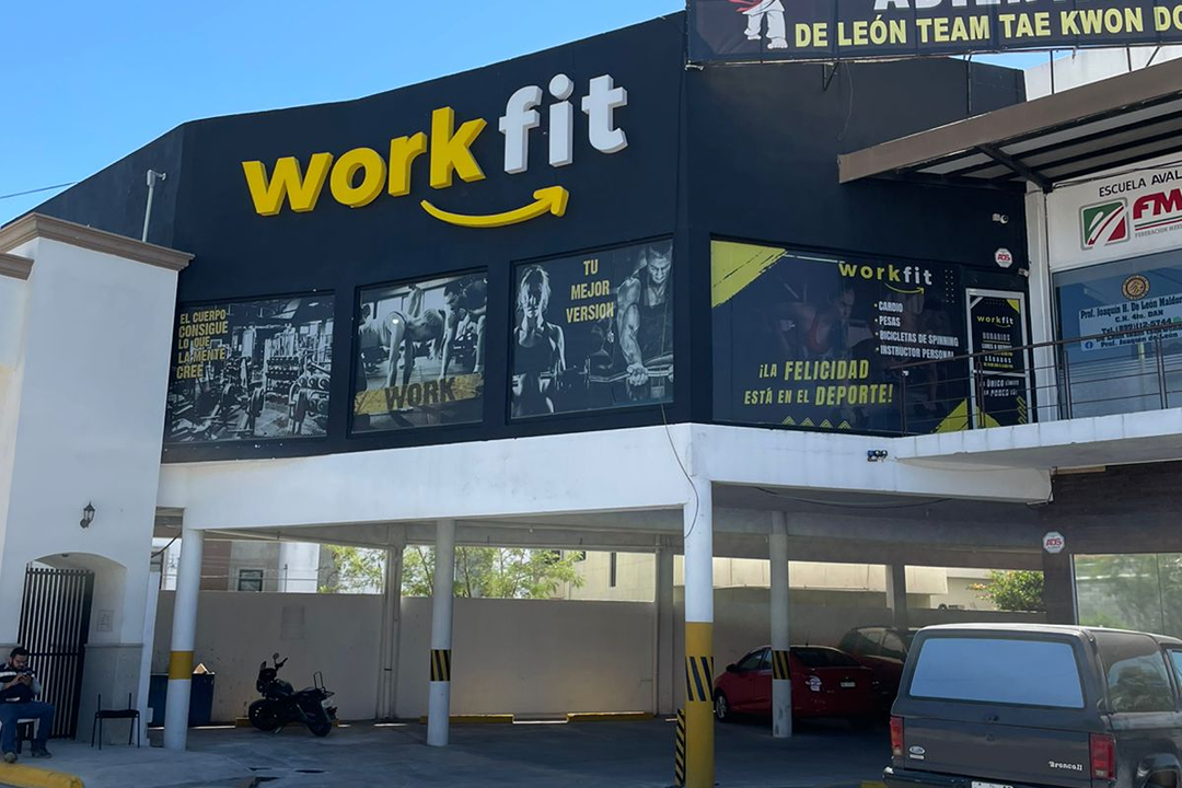 Imagem da estrutura da academia