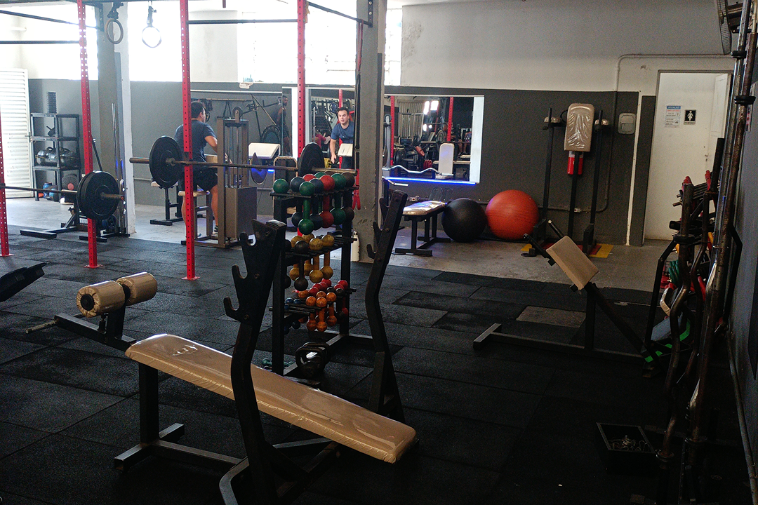 Imagem da estrutura da academia