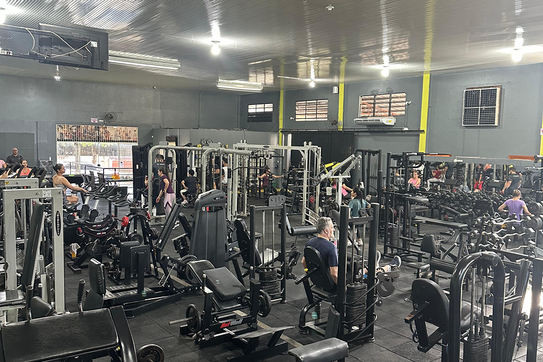 Imagem da estrutura da academia