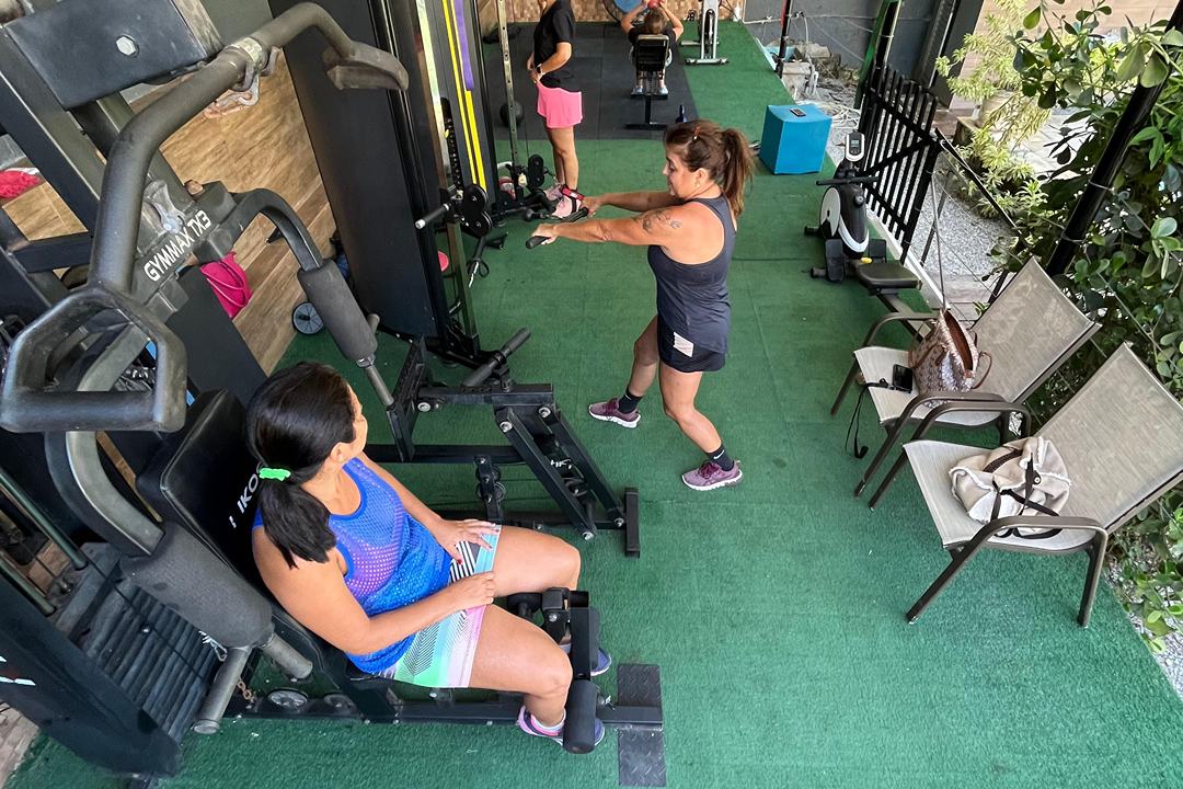 Imagem da estrutura da academia