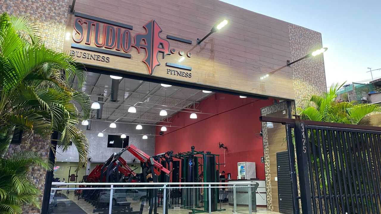 Imagem da estrutura da academia