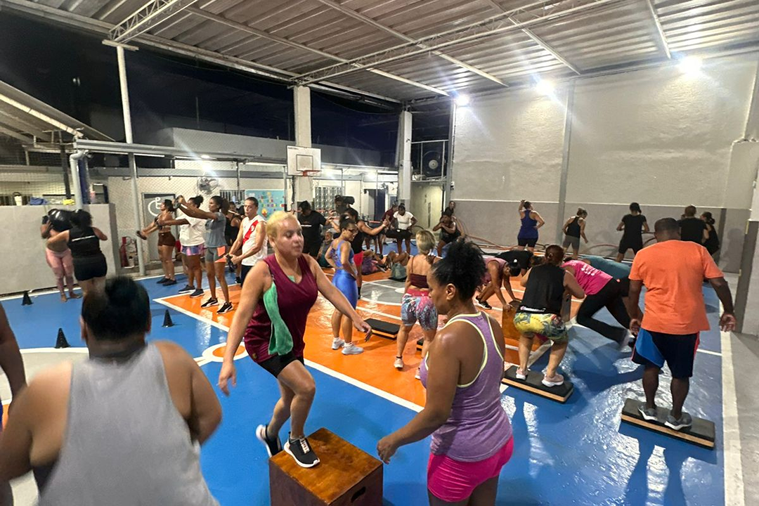 Imagem da estrutura da academia