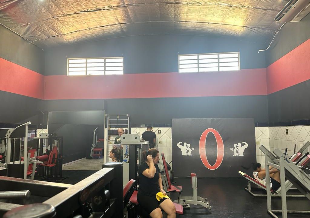 Imagem da estrutura da academia