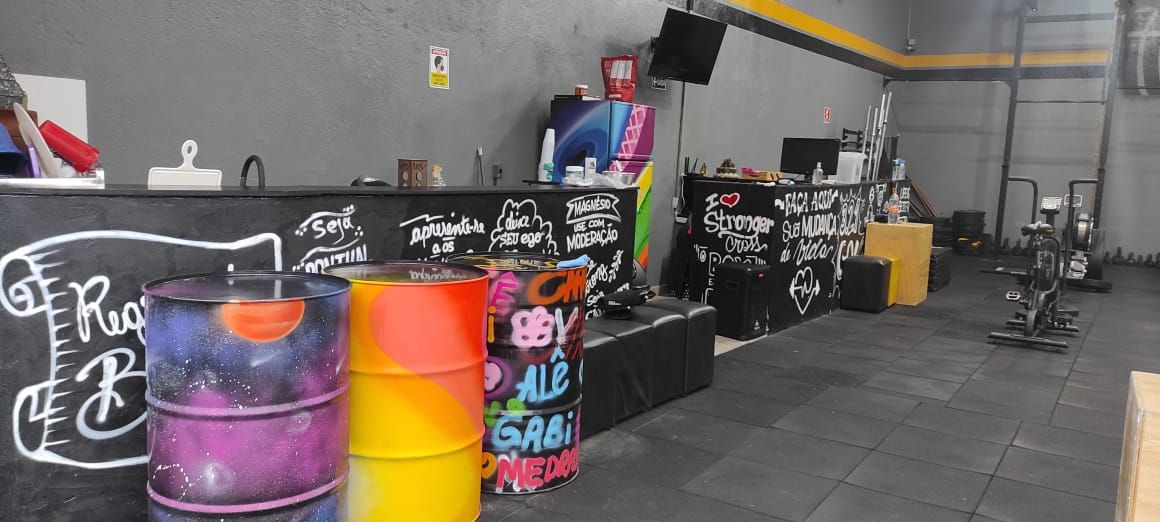 Imagem da estrutura da academia