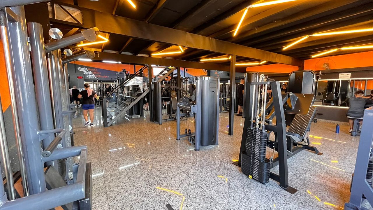 Imagem da estrutura da academia