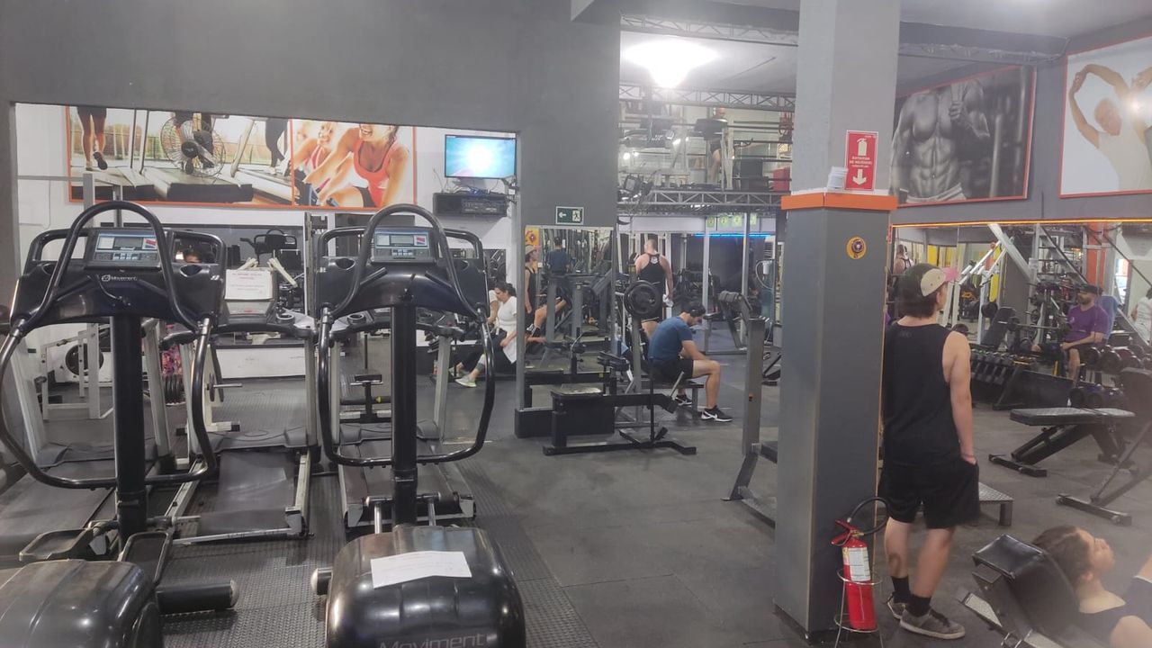 Imagem da estrutura da academia