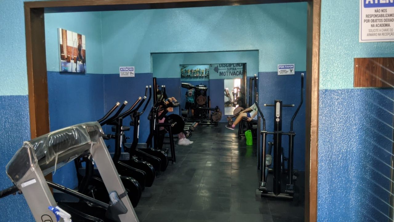 Imagem da estrutura da academia