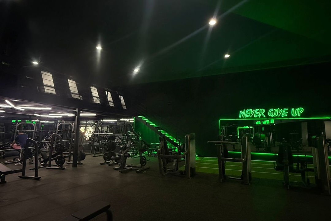 Imagem da estrutura da academia