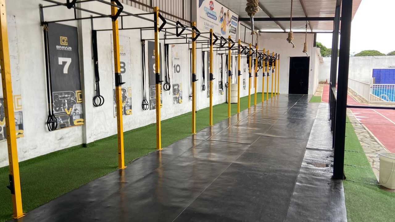 Imagem da estrutura da academia