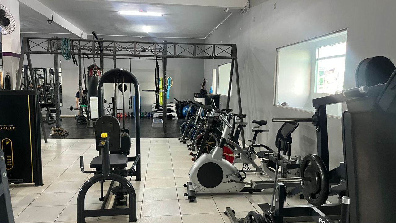 Imagem da estrutura da academia
