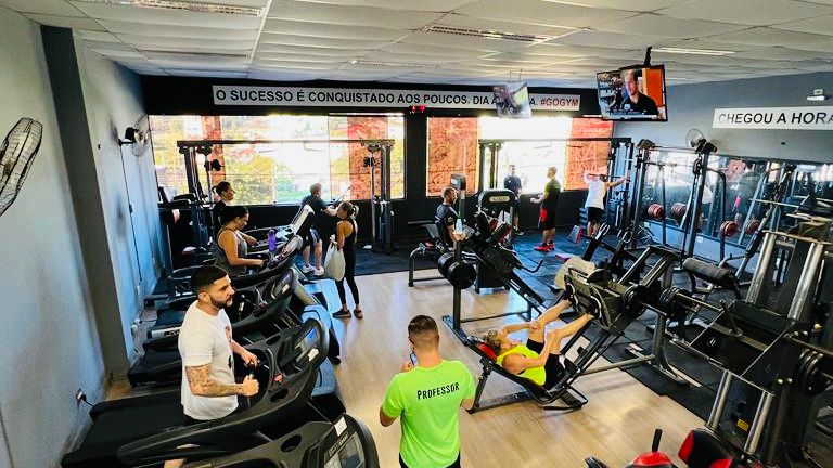 Imagem da estrutura da academia