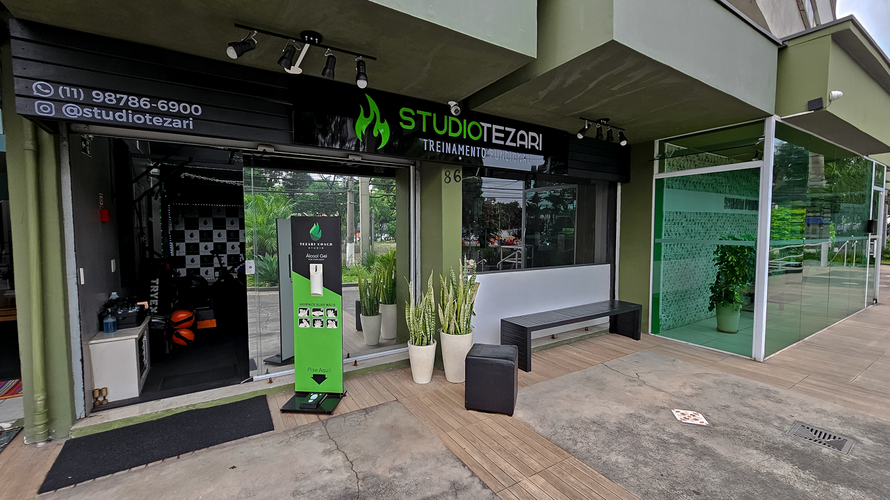 Imagem da estrutura da academia