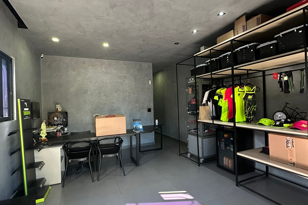 Imagem da estrutura da academia