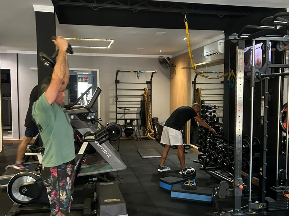 Imagem da estrutura da academia