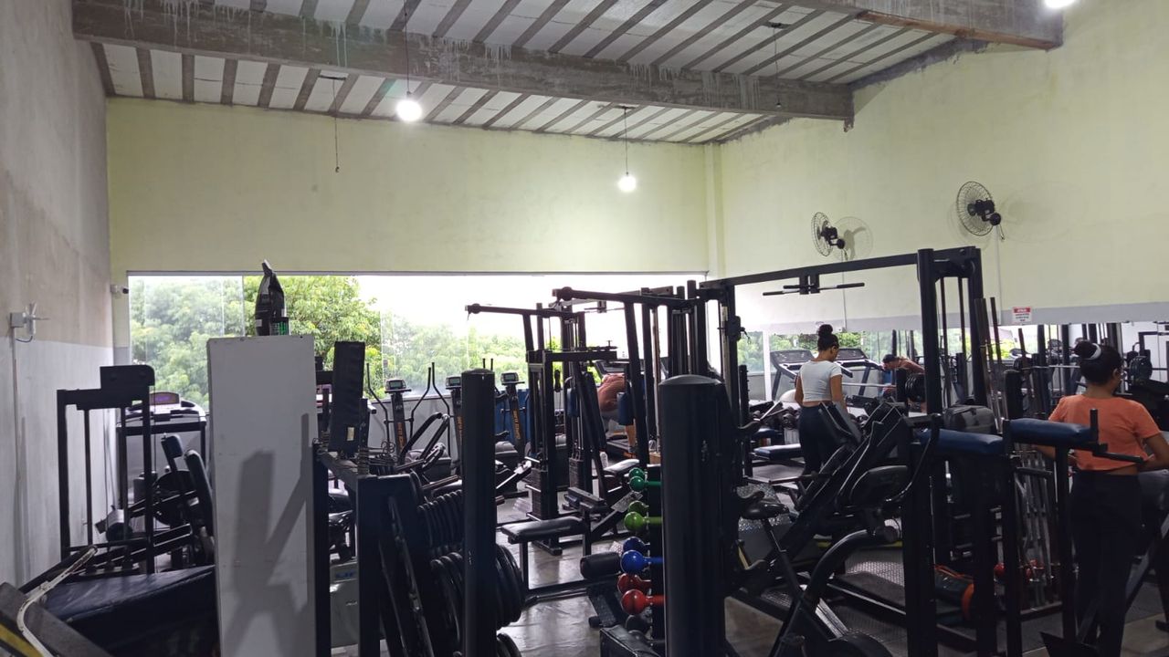 Imagem da estrutura da academia