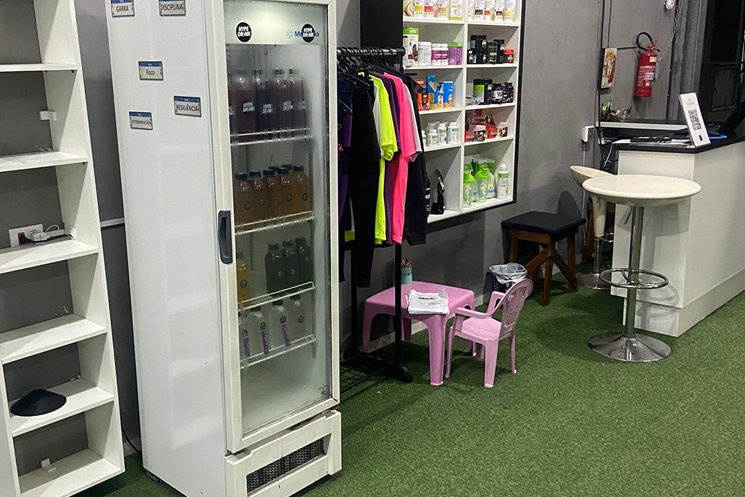 Imagem da estrutura da academia