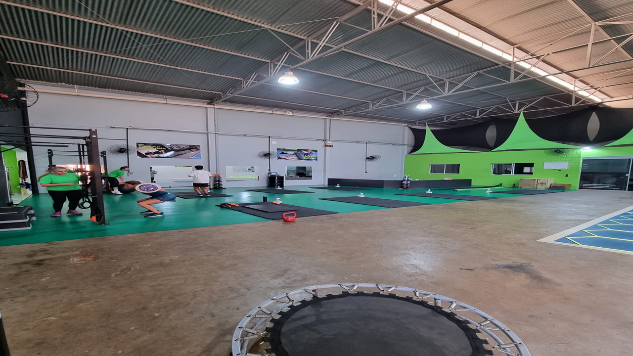 Imagem da estrutura da academia