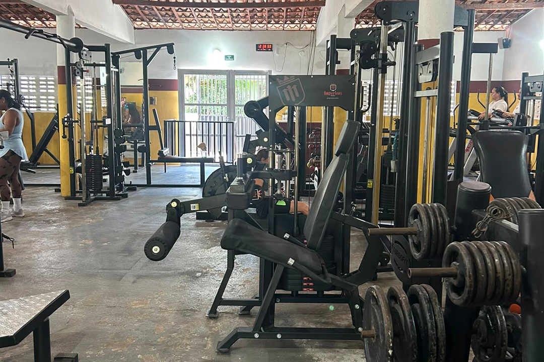 Imagem da estrutura da academia