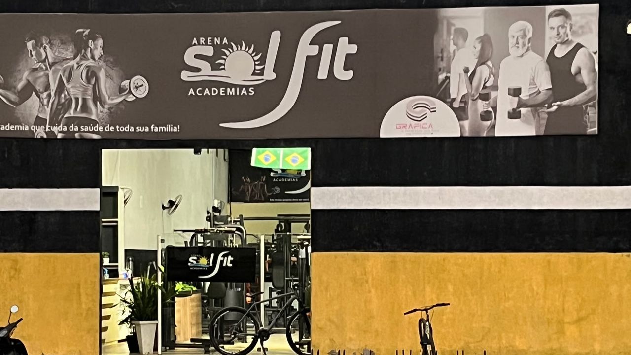 Imagem da estrutura da academia