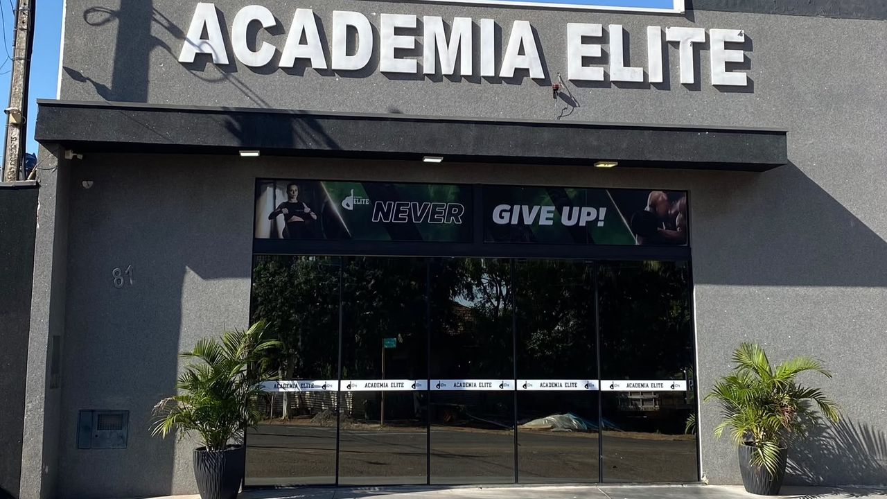 Imagem da estrutura da academia