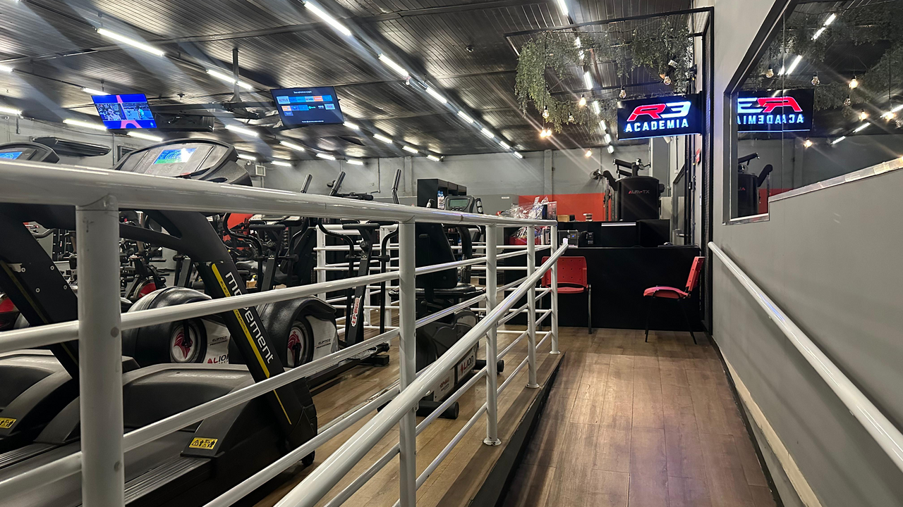 Imagem da estrutura da academia