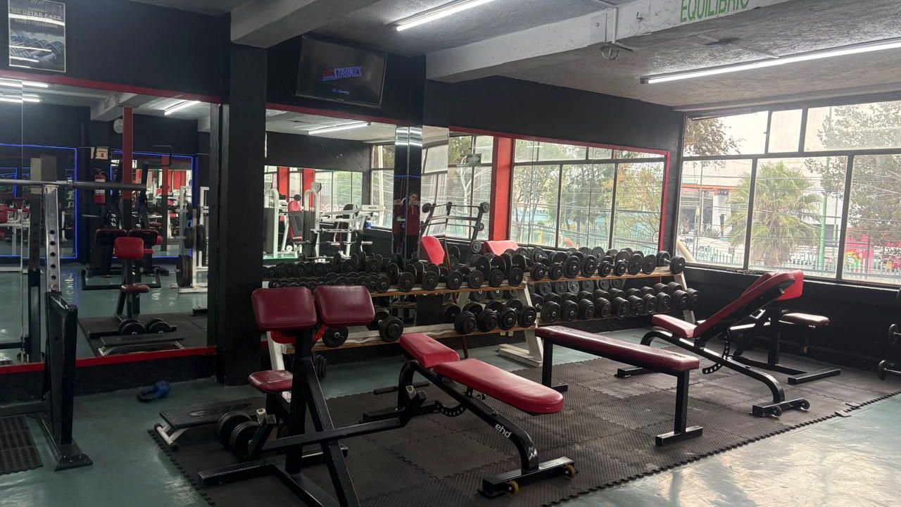 Imagem da estrutura da academia