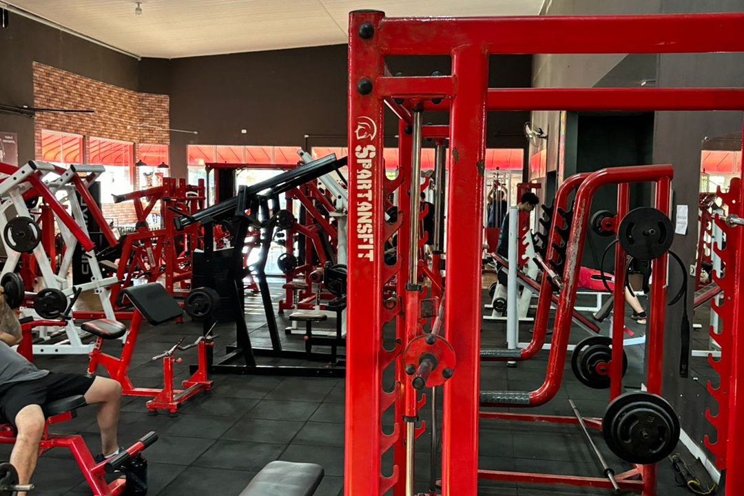 Imagem da estrutura da academia