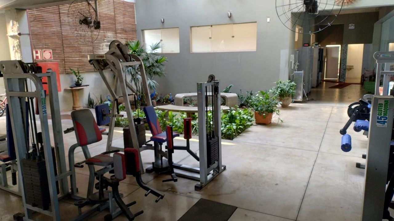 Imagem da estrutura da academia