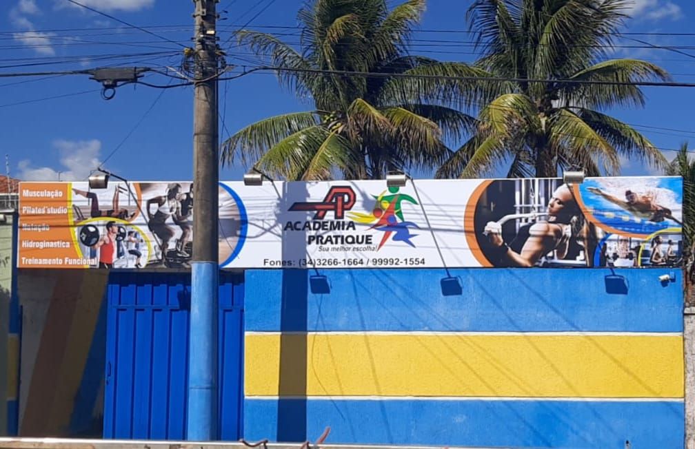 Imagem da estrutura da academia