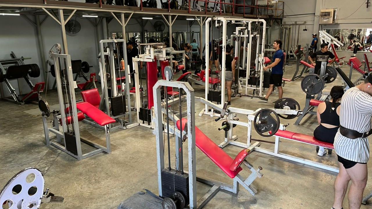 Imagem da estrutura da academia