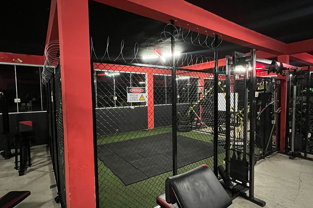 Imagem da estrutura da academia