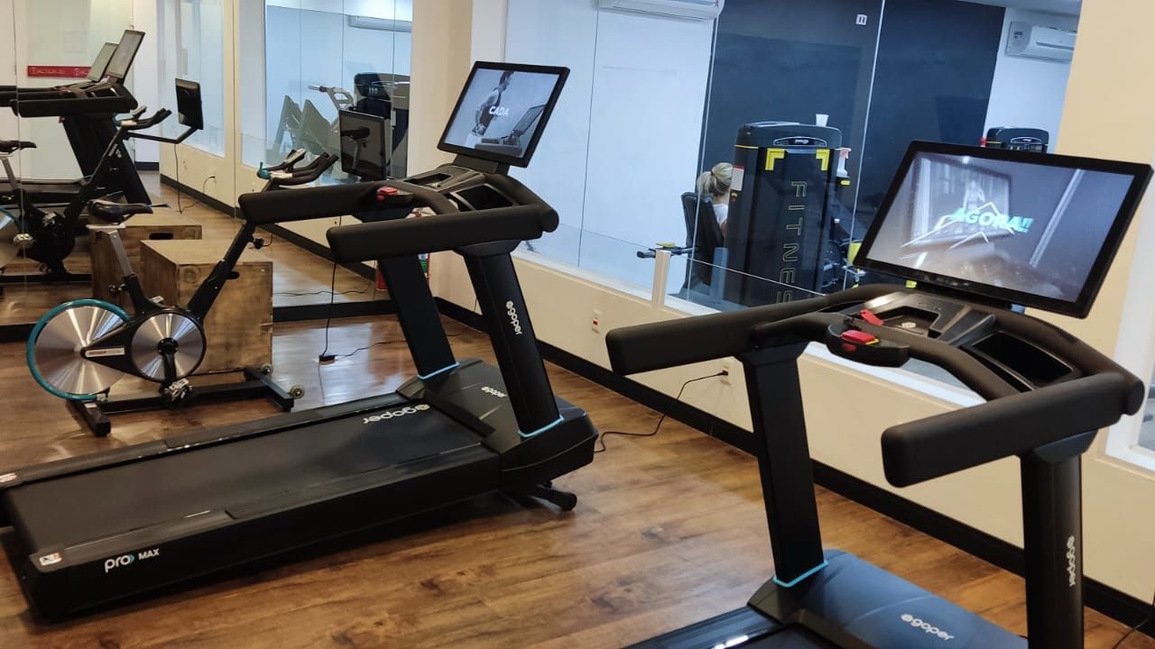 Imagem da estrutura da academia