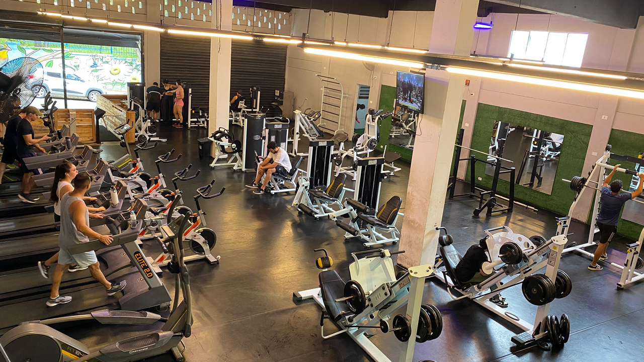 Imagem da estrutura da academia