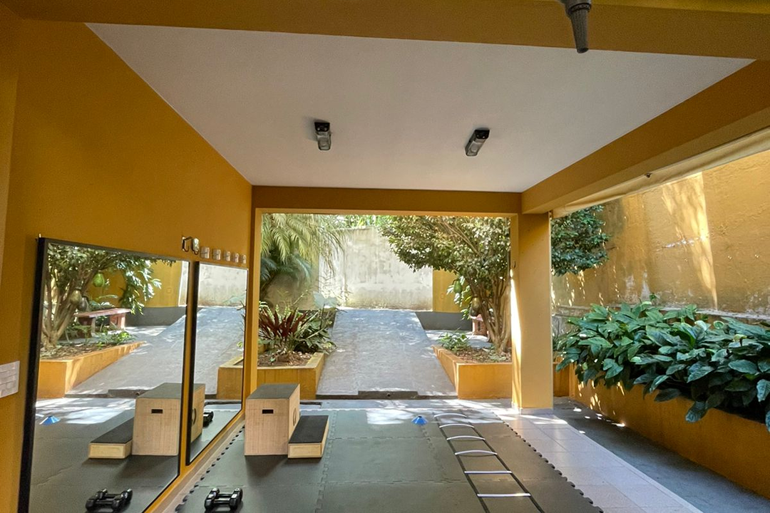 Imagem da estrutura da academia