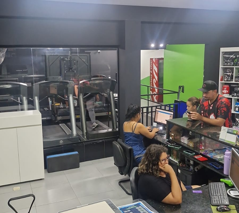 Imagem da estrutura da academia