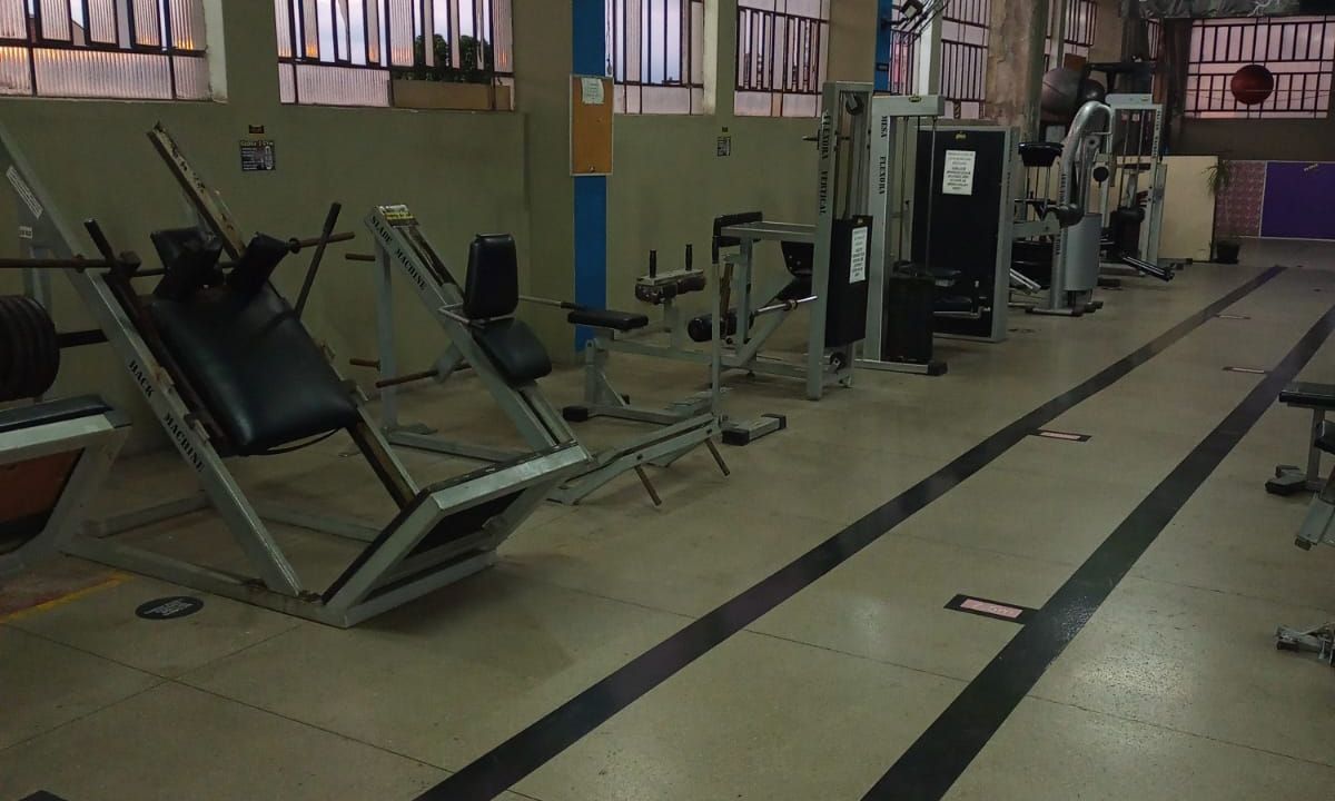 Imagem da estrutura da academia