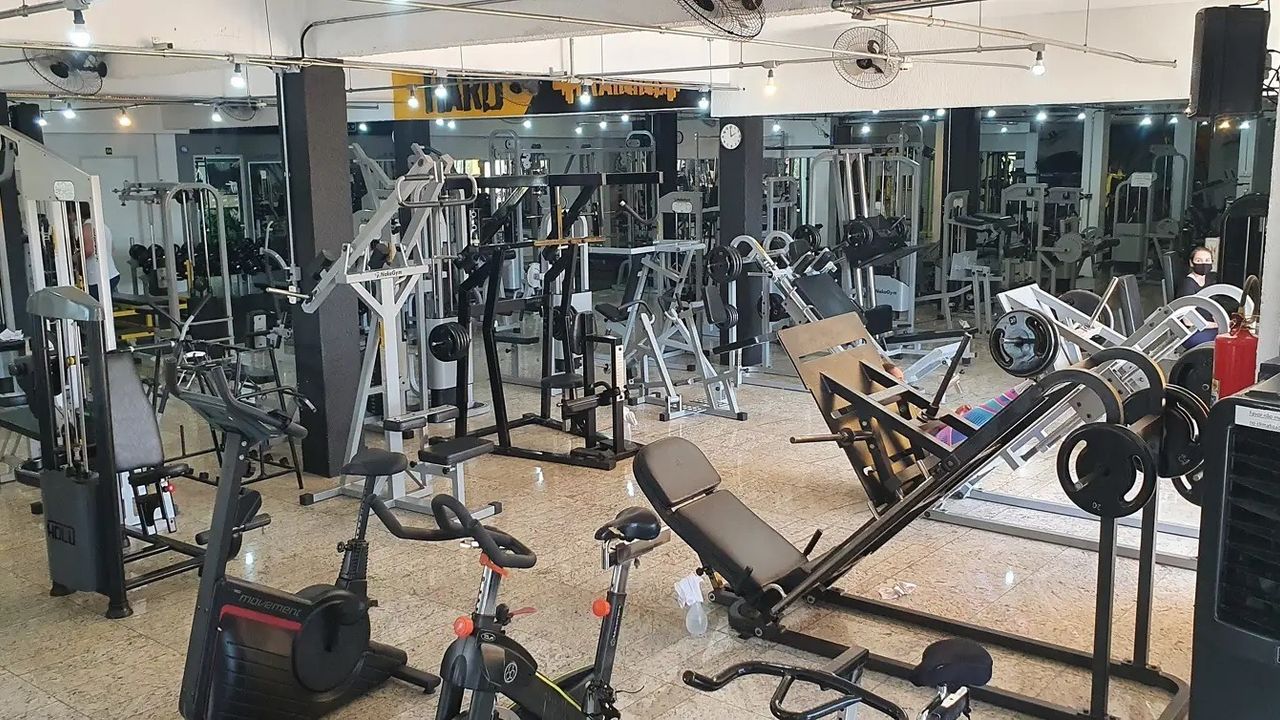 Imagem da estrutura da academia