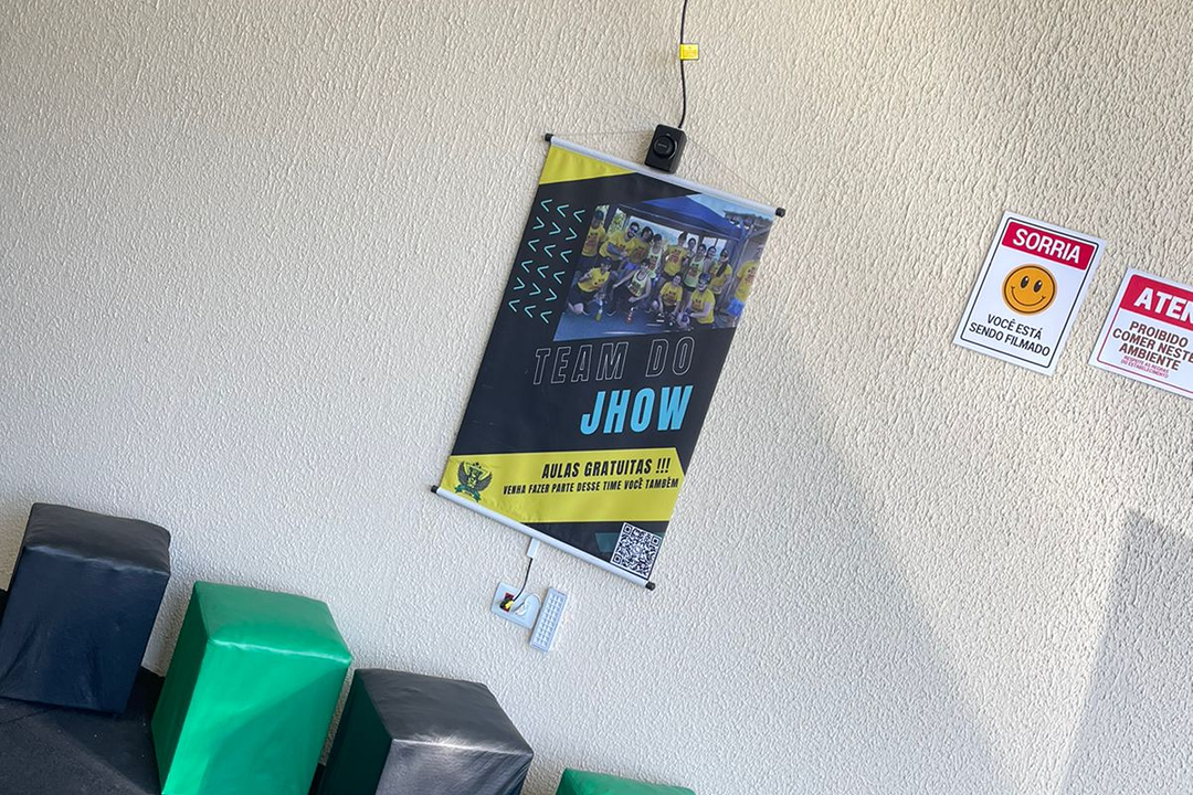 Imagem da estrutura da academia