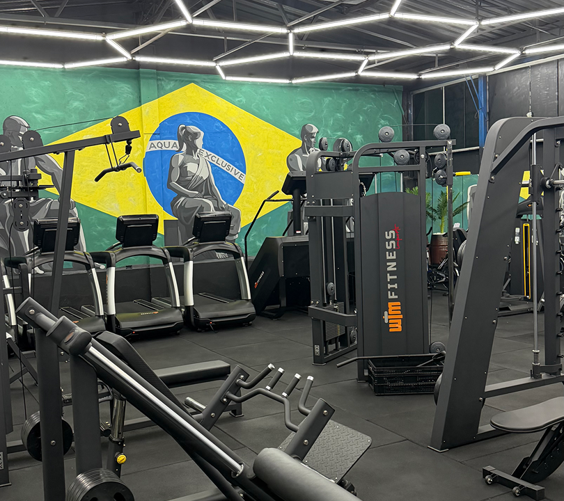 Imagem da estrutura da academia