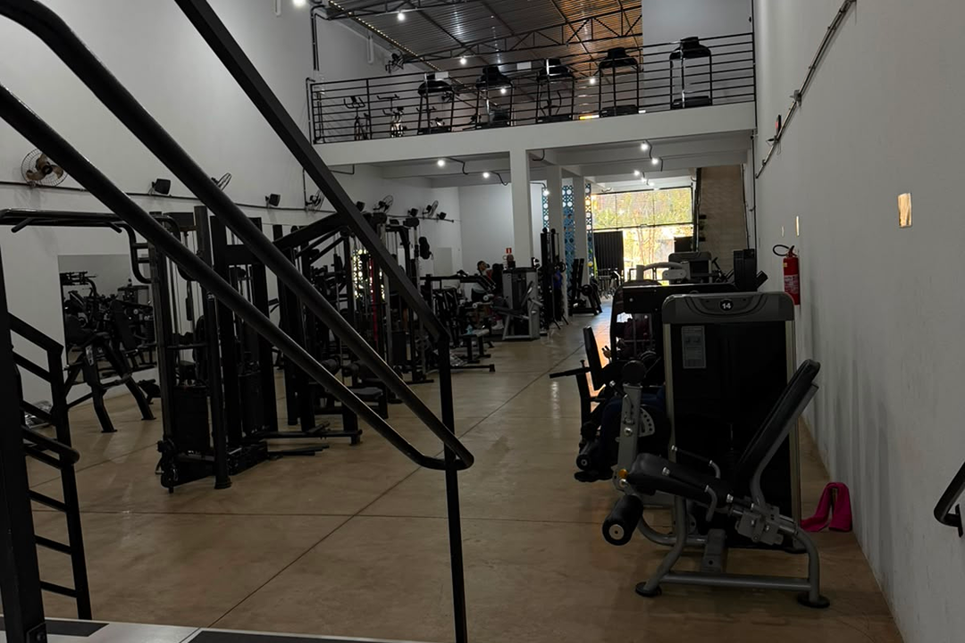 Imagem da estrutura da academia